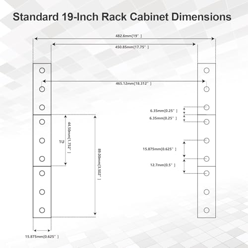 10-Outlet 1U Horizontal PDU Rack Mount Power Strip - Overload Protector,100-240V/15A/1800 Joules,for Network Servers,Power Conditioner with 10 Individual Switches and 6 ft Power Cord - Image 6