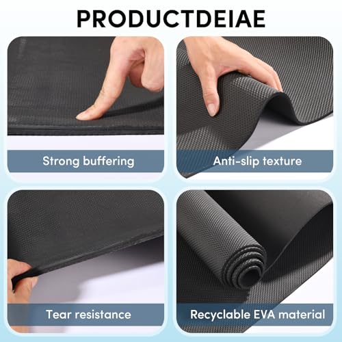 10 Pack Yoga Mats Bulk, 68'' x 24'' x 4mm Thick Black Yoga Mats for Kids and Adults, Anti-Slip Tear-Resistant Exercise Mat for Fitness Stretching Home Workout Gym and Studio - Image 5