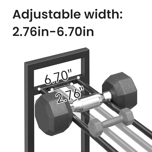 1100 lb | 4 Tier,390 lb | 3 Tier Dumbbell Rack, Weight Rack for Home Gym - Image 4