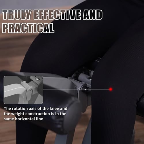 2-in-1 Adjustable Leg Extension and Curl Machine, Easy Transition, Home Gym Leg Machine, Weight Capacity 660LBS - Image 5