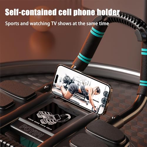 2025 New Ab Wheel Roller with Elbow Support - Automatic Rebound Abdominal Wheel Roller, The Upgraded Four-wheel Abdominal Wheel Core Workout Equipment Home Gym Abs Machine - Image 5