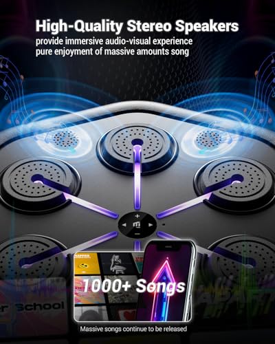 2026 Upgraded Music Boxing Machine M5, Smart Wall-Mount Punching Bag with 24H Standby, 4000+ Music, 160 Synced LED Lights, APP Control, Stereo Sound, Wall-Mount Punching Bag for Home Gym - Image 4