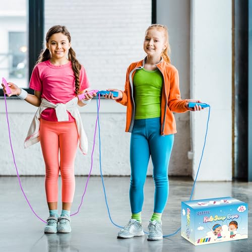 24pcs Kids Jump Rope, Colorful PVC Skipping Ropes for Kids, Adjustable Skipping Rope, Tangle-Free Jumping Rope, Lightweight Skipping Ropes for Outdoor Indoor Fitness Exercise Fun - Image 8