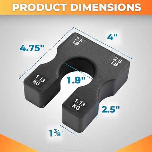 2.5 LB and 5 LB Weight Stack Add On – Weight Stack Adapter Plate for Home Gym & Exercise Machines, Add Resistance to Weight Stack, Incremental Weight Adjustments for Improved Strength Training Results - Image 3