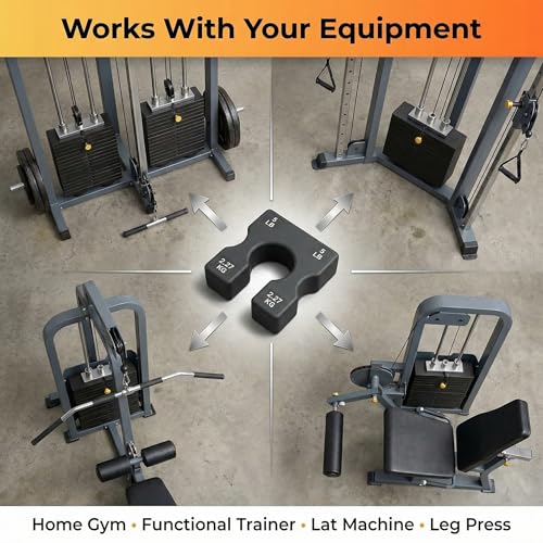 2.5 LB and 5 LB Weight Stack Add On – Weight Stack Adapter Plate for Home Gym & Exercise Machines, Add Resistance to Weight Stack, Incremental Weight Adjustments for Improved Strength Training Results - Image 8