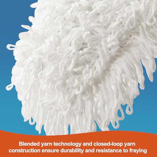 36" Commercial Dust Mops for Floor Cleaning Heavy Duty Floor Duster Mop with Long Handle Hotel Gym Household Cleaning Supplies for Hardwood, Tiles, Marble Floors (Red) - Image 6