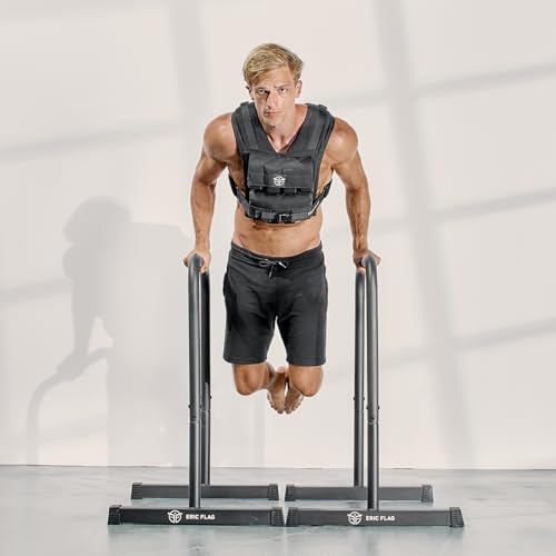 40 lb Weighted Vest for Men & Women - Adjustable 0-40 lb with 16 Iron Weight, Heavy-Duty for Calisthenics, Running and Walking - Compact 1000D Oxford - Weighted Vest with Removable Weights - Image 3