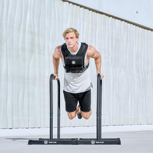 40 lb Weighted Vest for Men & Women - Adjustable 0-40 lb with 16 Iron Weight, Heavy-Duty for Calisthenics, Running and Walking - Compact 1000D Oxford - Weighted Vest with Removable Weights - Image 7