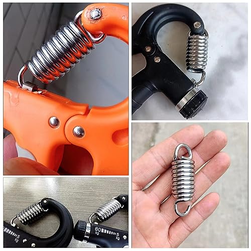 5 Pack Grip Strength Trainer Spring Replacement Stainless Steel Resistant Tension Springs For Hand Grip Strengthener Hand Gripper Squeezer Forearm Strengtheners Exerciser Repair Parts - Image 6
