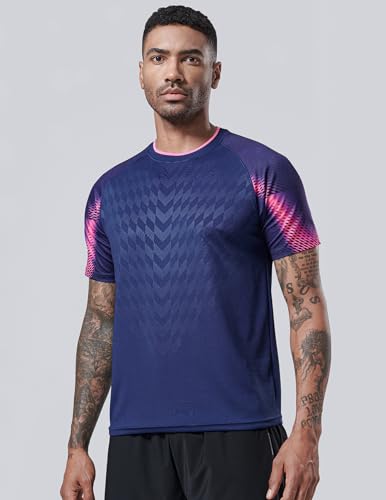 5 Pack Men’s Active Quick Dry Crew Neck T Shirts | Athletic Running Gym Workout Short Sleeve Tee Tops Bulk - Image 7