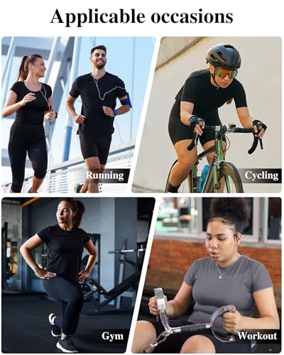 5-Pack Women's Compression Shirts Short Sleeve Workout Tops Athletic Baselayer Quick Dry Gym Yoga Running T-Shirt - Image 7