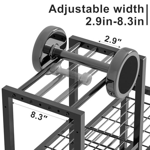 6-Tier Home Gym Storage Rack with Wheels, Dumbbell Weight Rack and Yoga Mat Organizer, Multi-Purpose Gym Equipment Storage Stand for Home Gym Accessories - Image 6