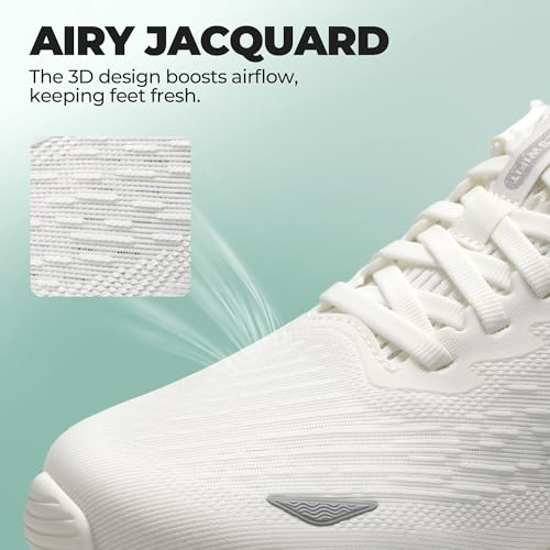 ALLSWIFIT Women's Walking Shoes Cushion Running Tennis Comfortable Arch Support Breathable Lightweight Gym Workout Athletic Fashion Sneakers - Image 7