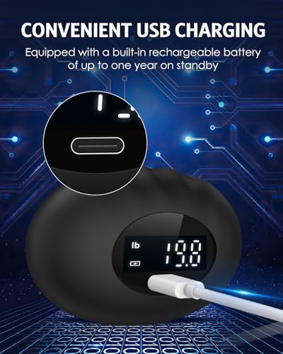 AMIR Hand Grip Strength Tester Trainer, Rechargeable Electronic Hand Dynamometer up 395 Lbs (180kg) Forearm - Gripper-Finger Grip Strengthener Exerciser, Stress Balls for Sport Home School - Image 5