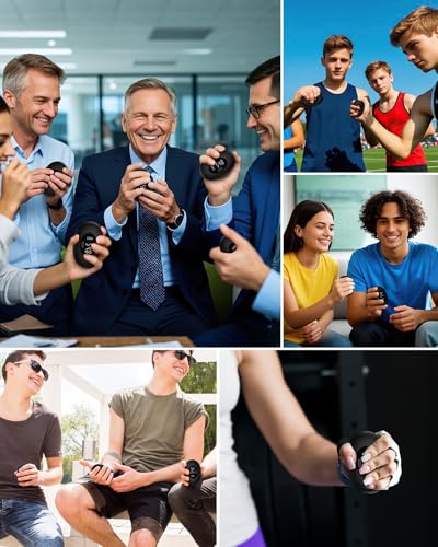 AMIR Hand Grip Strength Tester Trainer, Rechargeable Electronic Hand Dynamometer up 395 Lbs (180kg) Forearm - Gripper-Finger Grip Strengthener Exerciser, Stress Balls for Sport Home School - Image 8