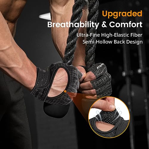 ATERCEL Weight Lifting Gloves Full Palm Protection, Workout Gloves for Gym, Cycling, Exercise, Climbing, Breathable, Super Lightweight for Mens and Women - Image 4