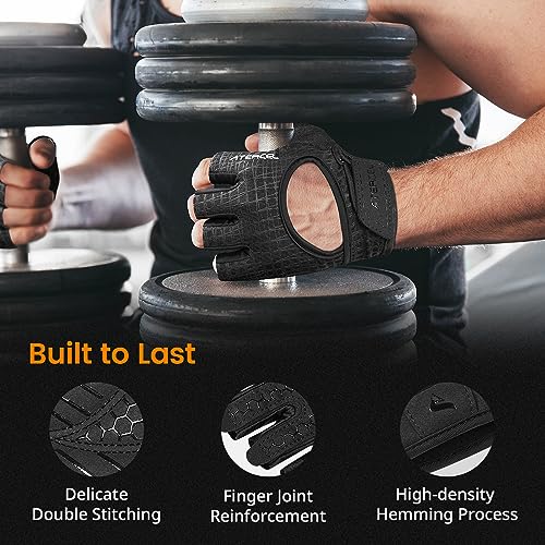 ATERCEL Weight Lifting Gloves Full Palm Protection, Workout Gloves for Gym, Cycling, Exercise, Climbing, Breathable, Super Lightweight for Mens and Women - Image 5