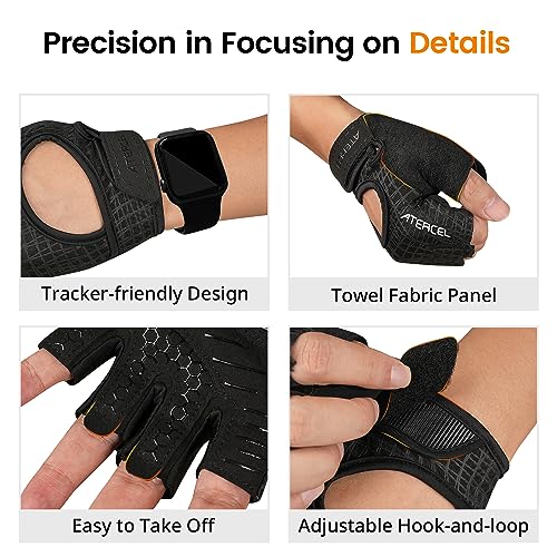 ATERCEL Weight Lifting Gloves Full Palm Protection, Workout Gloves for Gym, Cycling, Exercise, Climbing, Breathable, Super Lightweight for Mens and Women - Image 7