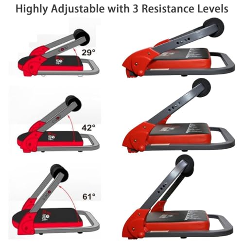 Ab Machine Ab Workout Equipment Sit Up Machine & Exercise Equipment Ab Crunch Machine for Stomach Workout Ab Core Trainer Abdominal Machine for Home Gym with Resistance Bands - Image 6