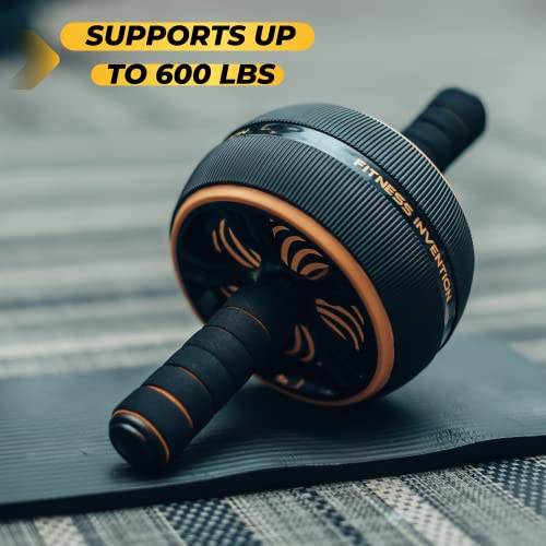 Ab Roller Wheel - Ab Wheel Roller & Knee Mat - Rueda Para Abdominales - Abdominal Wheel - Abs Roller for Men & Women - Home Gym Equipment - Image 4