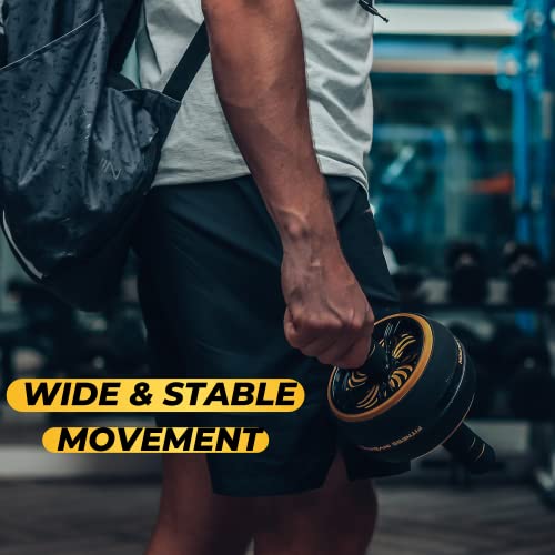 Ab Roller Wheel - Ab Wheel Roller & Knee Mat - Rueda Para Abdominales - Abdominal Wheel - Abs Roller for Men & Women - Home Gym Equipment - Image 7