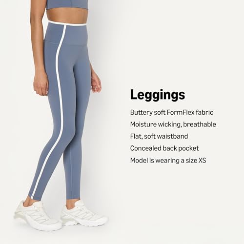 Amazon Essentials Women's Active FormFlex Buttery Soft High Waist Full Length Yoga Leggings with Contrast Trim - Image 5