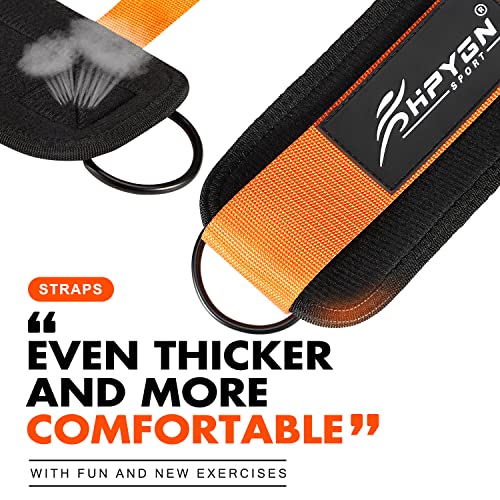 Ankle Strap for Cable Machine, Padded Ankle Straps for Cable Machine Kickbacks, Glute Workouts, Leg Extensions, Curls, Booty Hip Abductors Exercise, Adjustable Comfort Ankle Cuff for Gym - Image 4