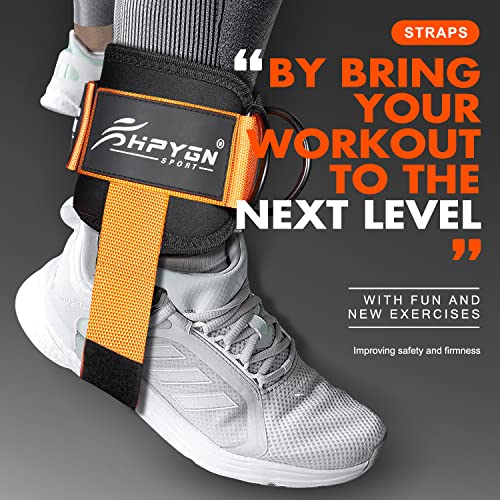 Ankle Strap for Cable Machine, Padded Ankle Straps for Cable Machine Kickbacks, Glute Workouts, Leg Extensions, Curls, Booty Hip Abductors Exercise, Adjustable Comfort Ankle Cuff for Gym - Image 5