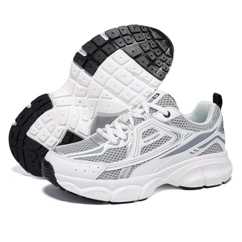 BAASPLOA Women's Chunky Fashion Sneakers Casual Sports Shoes Mesh Breathable Athletic Gym Workout Tennis Shoe Platform Thick Walking Shoes - Image 7