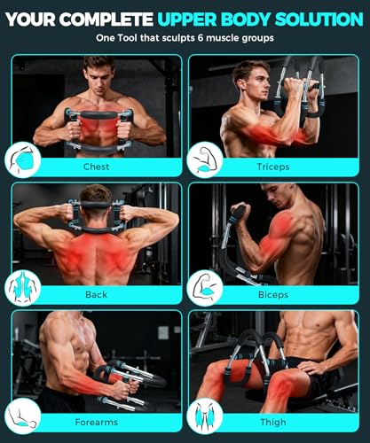 BAGAIL Twister Arm Trainer, 5 or 9 Level Resistance (30-140 lbs) for Chest & Arm Workout, All-in-One Home Gym Strength Training Equipment with Ergonomic Grips & Carry Bag for Men and Women - Image 5