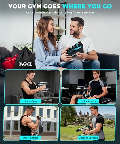 BAGAIL Twister Arm Trainer, 5 or 9 Level Resistance (30-140 lbs) for Chest & Arm Workout, All-in-One Home Gym Strength Training Equipment with Ergonomic Grips & Carry Bag for Men and Women - Image 8