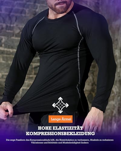 BOOMCOOL 5PCS Gym Clothes for Men Workout Sets - Image 6