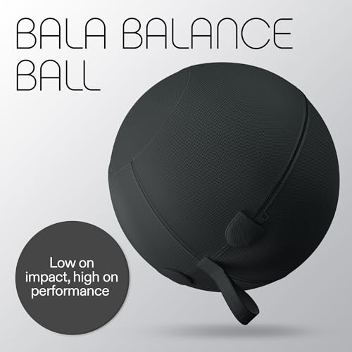 Bala Balance Ball - Exercise Ball Chair for Yoga, Pilates, Barre, Core Strengthening & Physical Therapy - Women's Gym Equipment & Workout Accessories - Image 3