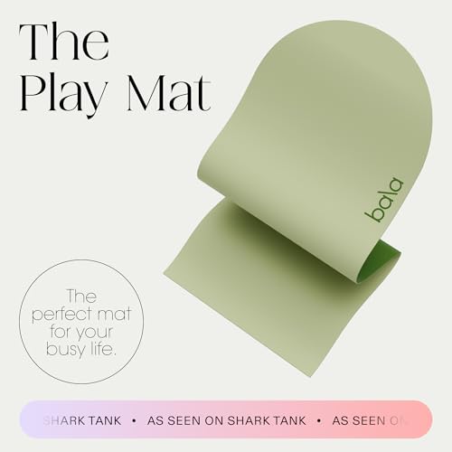 Bala Yoga Mat for Home Gym - Non Slip Exercise Mat for Home Workout, Stretching, Pilates, Aerobics & Floor & Fitness Work Out - Indoor Exercising Mat - Image 3