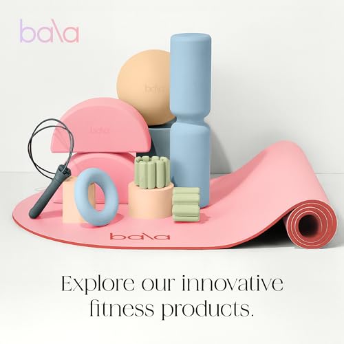 Bala Yoga Mat for Home Gym - Non Slip Exercise Mat for Home Workout, Stretching, Pilates, Aerobics & Floor & Fitness Work Out - Indoor Exercising Mat - Image 7