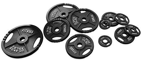 BalanceFrom Cast Iron Olympic 2-Inch Plate Weight Plate for Strength Training and Weightlifting, Multiple Options, Multiple Packages - Image 6