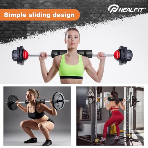 Barbell Pad Squat Pad for Squats—Squat Bar Pad—Great for Weightlifting,Lunges and Hip Thrusts—Foam Sponge Pad—Fit Standard and Olympic Bars Perfectly - Image 8