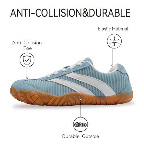 Barefoot Shoes Women Casual Sneakers,Wide Toe Box Shoes Women Zero Drop Barefoot Shoe Men,Minimalist Trail Running Shoe,Non-Slip Lightweight Breathable Comfortable Fashion Walking Hiking Shoes Unisex - Image 3