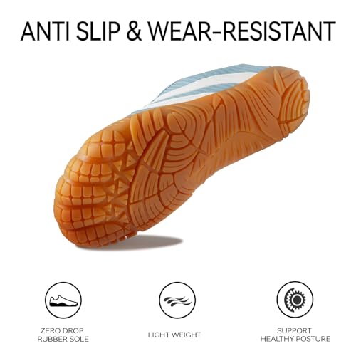Barefoot Shoes Women Casual Sneakers,Wide Toe Box Shoes Women Zero Drop Barefoot Shoe Men,Minimalist Trail Running Shoe,Non-Slip Lightweight Breathable Comfortable Fashion Walking Hiking Shoes Unisex - Image 5