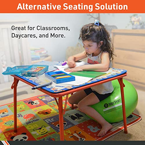 Body Sport Donut Ball – Durable, Inflatable Exercise Ball for Balance & Stability Training, Yoga, & Pilates Workouts – Use in Home, Office, Gym, or Classroom - Image 3