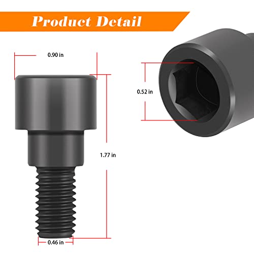 Bonbo Hex Bolts Fit for Bars of Olympic, Curl Bars, Tricep, Dumbbell(2-Pack) - Image 7