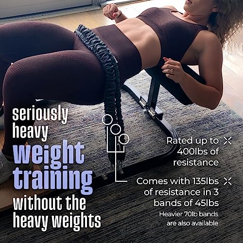 BootySprout Hip Thrust Machine for High Resistance Glute Training - Home Gym Workout - Comes with 45, 90, and 135 Lbs of Resistance - Image 4