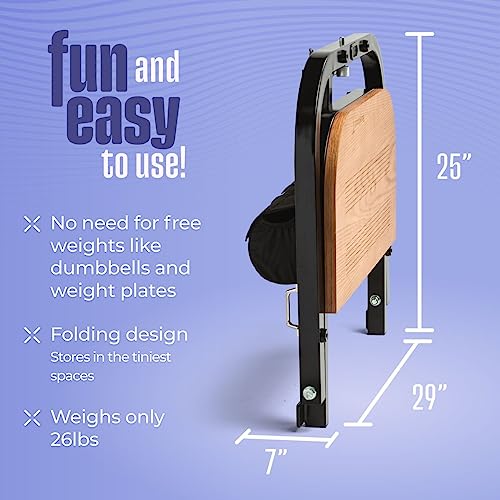 BootySprout Hip Thrust Machine for High Resistance Glute Training - Home Gym Workout - Comes with 45, 90, and 135 Lbs of Resistance - Image 5