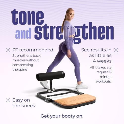 BootySprout Hip Thrust Machine for High Resistance Glute Training - Home Gym Workout - Comes with 45, 90, and 135 Lbs of Resistance - Image 6