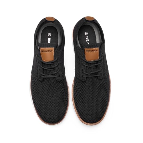 Bruno Marc Men's KnitFlex Breeze Mesh Sneakers Oxford Lace-up Lightweight Casual Walking Shoes - Image 5