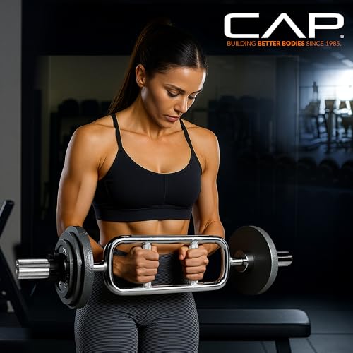 CAP Barbell 34'' Olympic Triceps Bar, Chrome (OBIS-34S) - Image 7