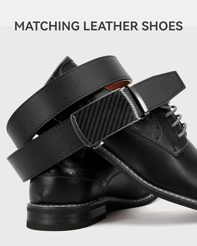 CHAOREN Mens Belt Leather Ratchet Belt - Customizable Fit, Effortless Style (35mm) - Image 5