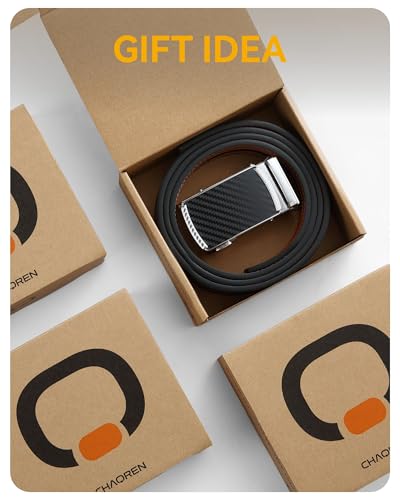 CHAOREN Mens Belt Leather Ratchet Belt - Customizable Fit, Effortless Style (35mm) - Image 7