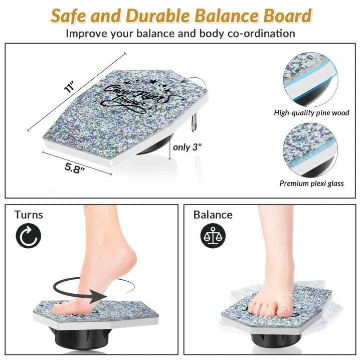 Cheerleading Balance Trainer, Stunt Training Stand, Cheer Flyer Stand Balance and Flexibility Trainer for Flexibility Core Strength Training, Portable Cheer Stunt Stand, Cheer Equipment for Flyers - Image 3