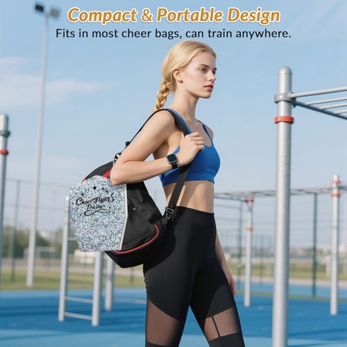 Cheerleading Balance Trainer, Stunt Training Stand, Cheer Flyer Stand Balance and Flexibility Trainer for Flexibility Core Strength Training, Portable Cheer Stunt Stand, Cheer Equipment for Flyers - Image 5